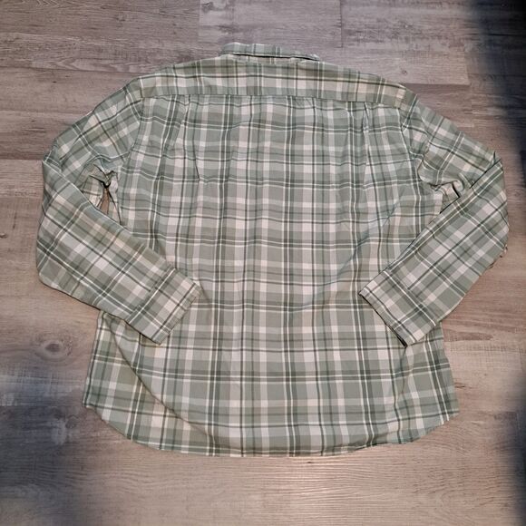 New J Crew Shirt Mens XXL Button Up Flex Washed Slim Untucked Green Plaid NWT - Picture 2 of 11